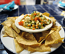 Dining on Caye Caulker, Belize